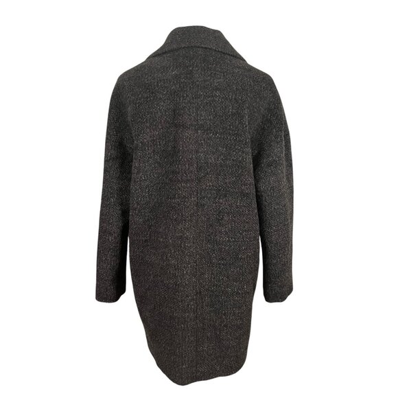 Trina Turk Womens Brownish Grey Wool & Alpaca Overcoat Size 8 3 Button Jacket - Picture 6 of 11